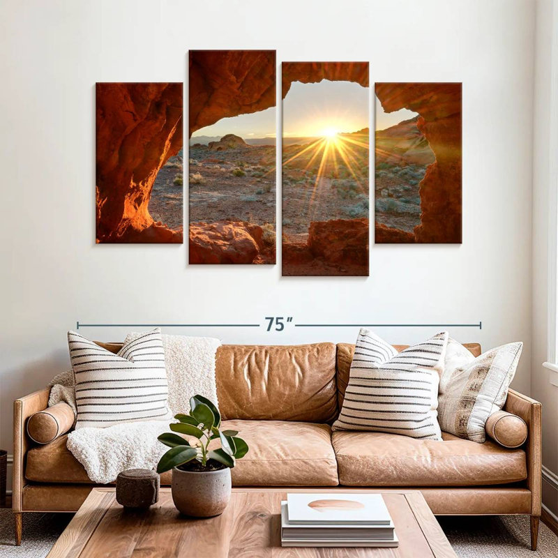 Alvord Red Rock Canyon Sunrise, H 42 po x l 68 po