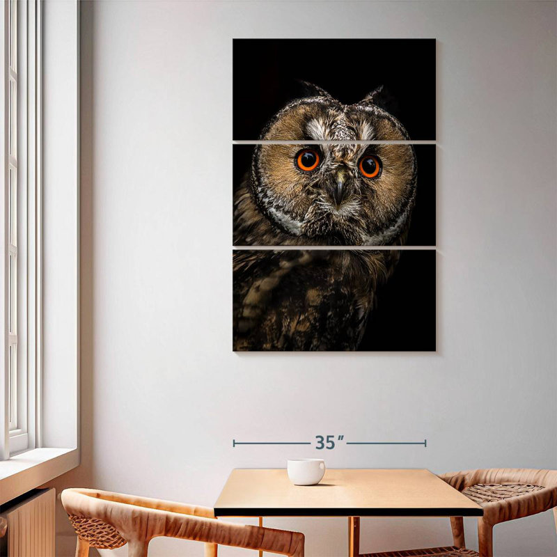 Brampt Eurasian Owl, 65" H x 42" W