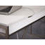 Mistral 137cm W Rectangle Standing Desk with oak legs incl. 3 trays-97924879