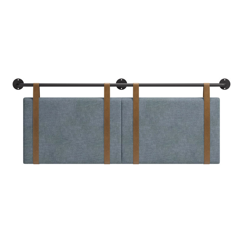 Rosabel Zeva Floating Queen Headboard Gray