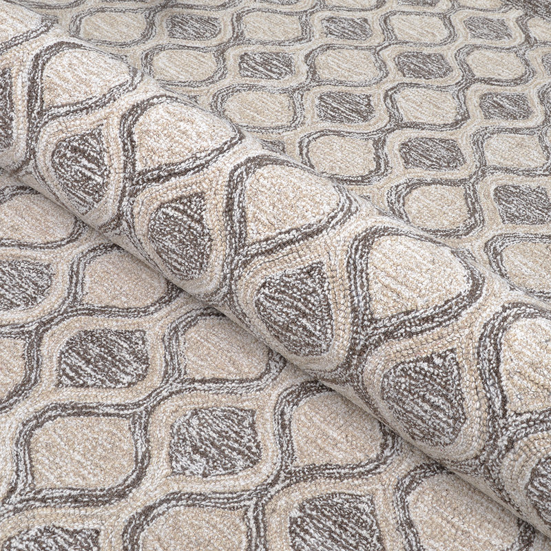Wool Geometric Indoor Rug, Rectangle 8' x 10'