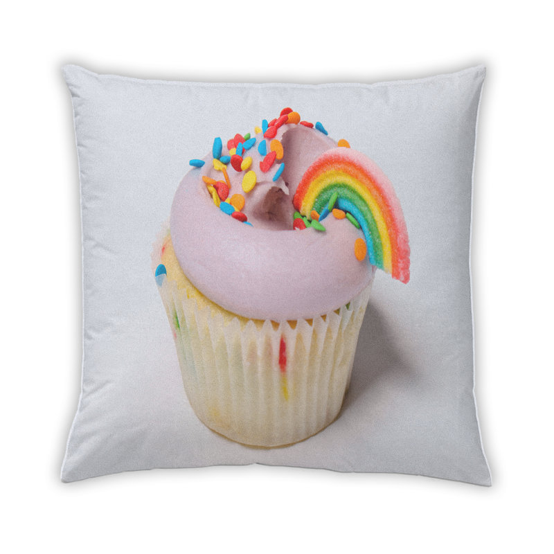 Coussin décoratif Foods Cupcake 36, Synthétique