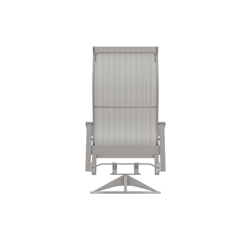 Leeward Polymer Outdoor Lounge Chair, Warm Gray, Harbor