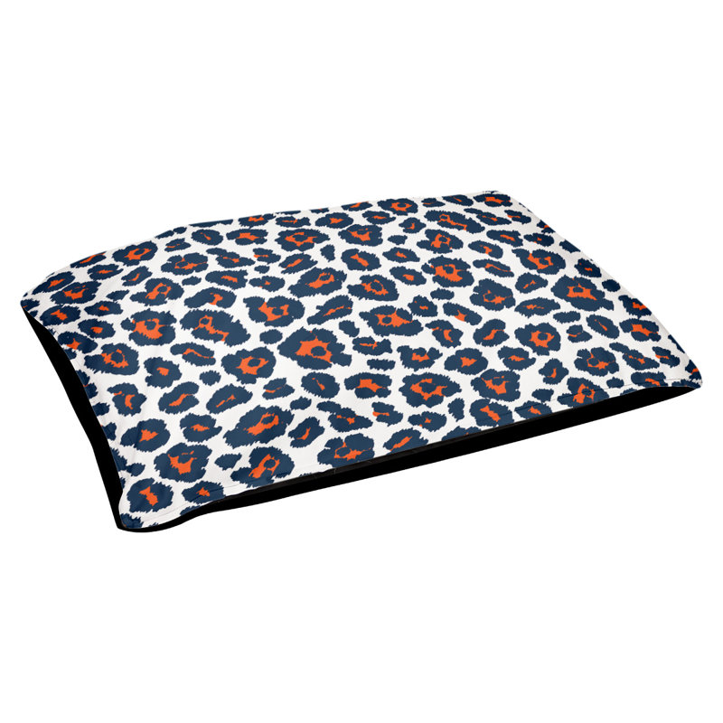 Coussin d'extérieur Seattle, Petit (l 18 po x P 28 po x H 4 po), Blanc / orange / bleu