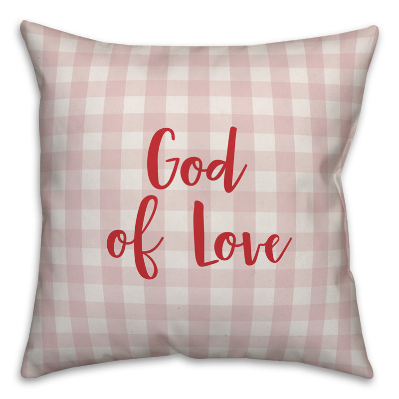  Coussin God of Love, Housse de coussin, Rose / Rouge