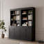 Bibliothèque 71 "de haut avec portes, 5 tablettes et bibliothèques avec tiroir