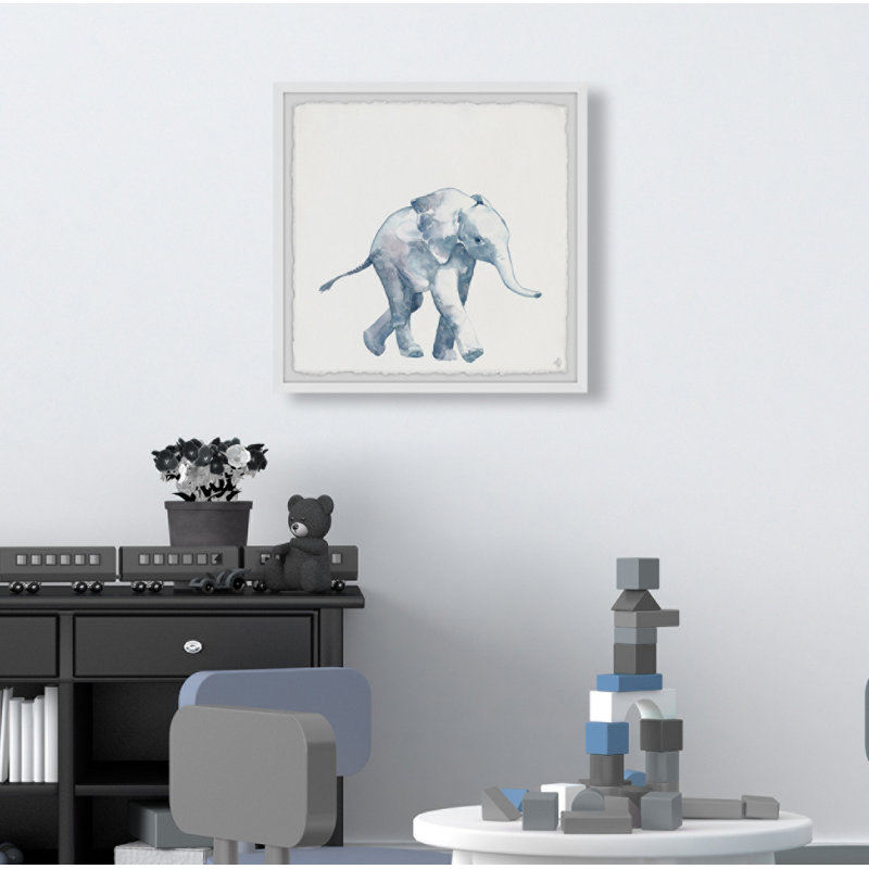 «Lemay Quiet Elephant», reproduction encadrée, H 32 po x l 32 po x P 1,5 po