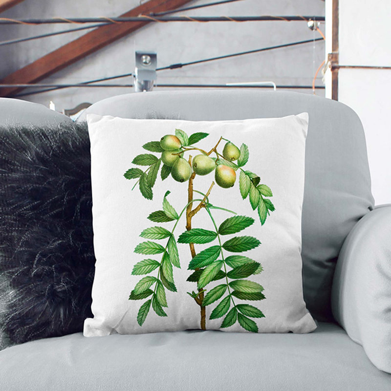 Square Throw Cushion, Black, 55cm H x 55cm W x 20cm D