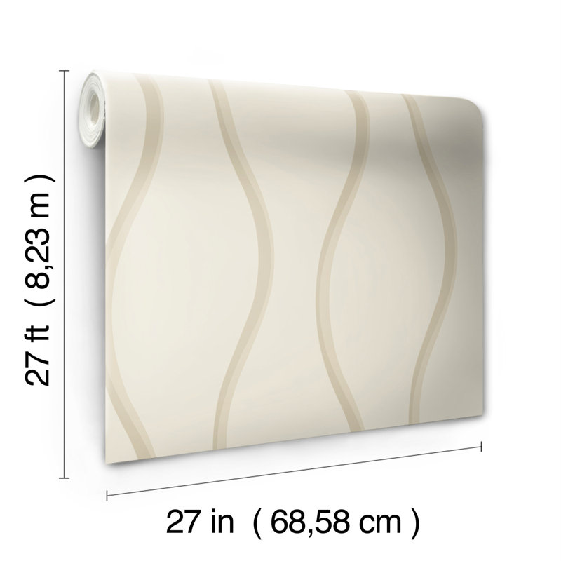 Abstract Wallpaper Roll by Candice Olson, Neutral