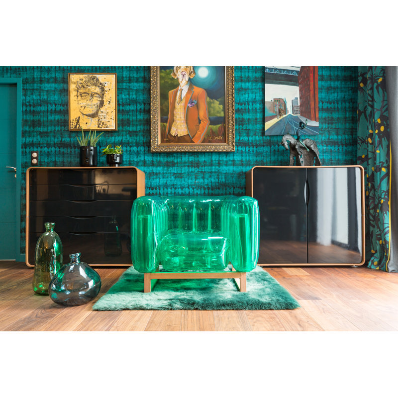 Yomi Outdoor Lounge Chair, Green