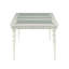 Table de salle à manger extensible Raeshon avec incrustations en miroir