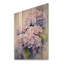 Hydrangée mauve gracieuse, chuchotements sur bois-13139917