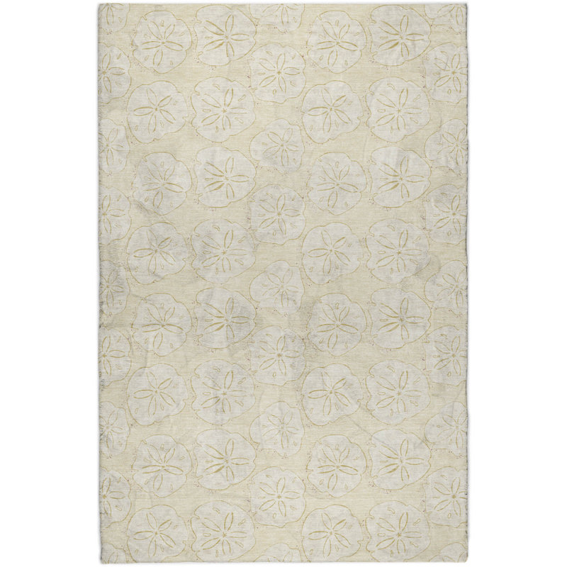 Tapis à poils longs de qualité supérieure lavable à la machine ADS189, Sable, 8 pi x 10 pi