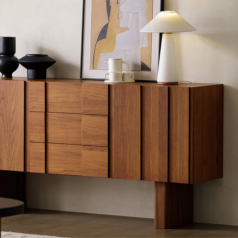 Retro    Minimalist   Sideboard, Brown