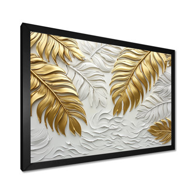 «Clota Golden Cream Plams Reunion II» - art mural palmiers et palmiers