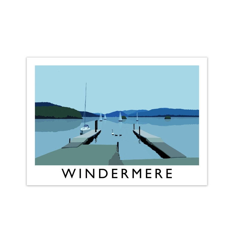 Windermere by Richard O'Neill - Print, 42cm H x 60cm W