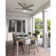52" Mill Valley 5 - Blade Outdoor Standard Ceiling Fan with Pull Chain and Light Kit Included