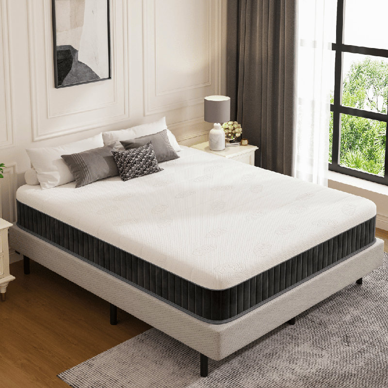 Medium Hybrid  Mattress With Pressure Relief, Full, 10