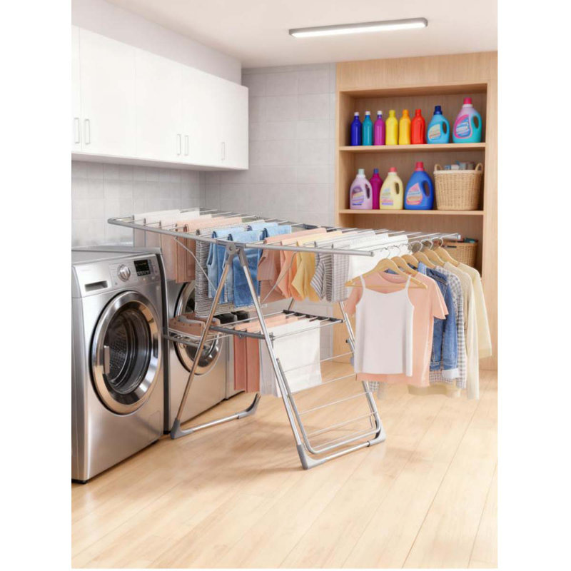 Vêtements de séchage pliables pour l'intérieur et l'extérieur