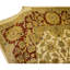 Hand Knotted Wool Oriental Area Rug in Ivory And Red