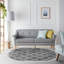 Tapis gris / blanc Atencio-271902773