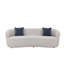 Canapé courbé Mid-Century moderne, canapé 3 places Cloud-176650627