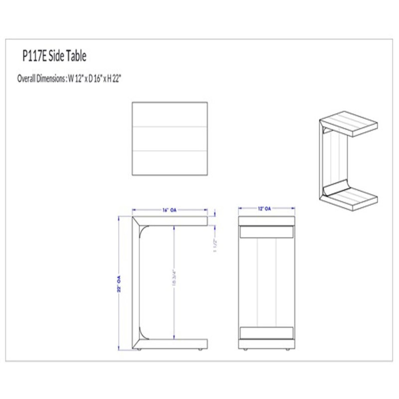 Vanguard Pedestal End Table