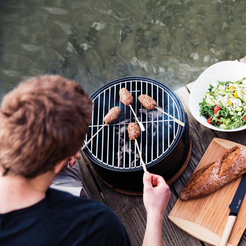 Berghoff Leo 35cm W Portable Charcoal Grill, Black