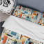 Karcyn Urban Abstraction - Ensemble de housse de couette géométrique - Microfibre de polyester-1559840872