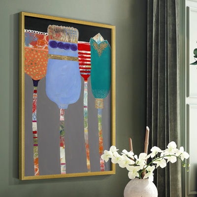 Tall Tulips Framed Print - Solid Wood