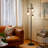 Teardrop 68 in. Industrial 3-Light LED Energy Efficient Floor Lamp with 3 Metal Shades-115986911