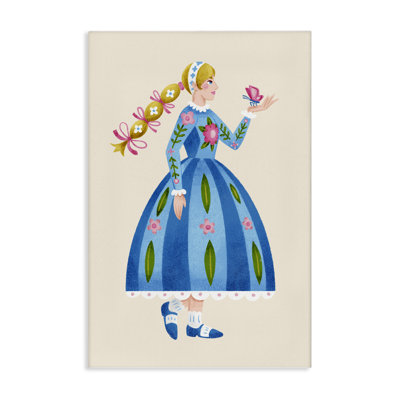 «Blonde Folk Girl & Butterfly», conception par Hannah Moren