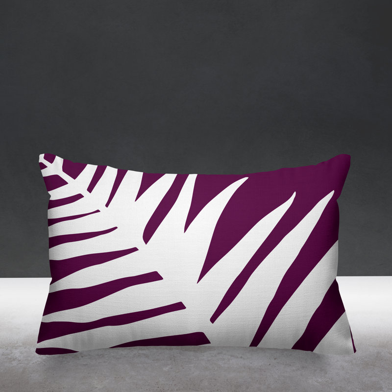 Housse et insert de coussin rectangulaire Fielding, Mauve