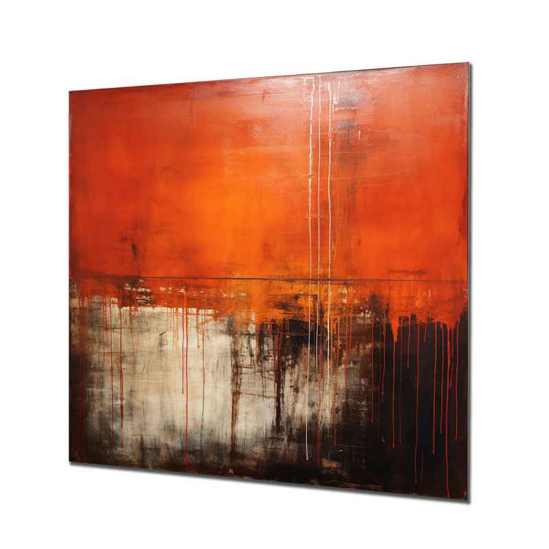 Lyrical Abstraction Collage II - Abstract Collages Metal Wall Art, 36" H x 36" W