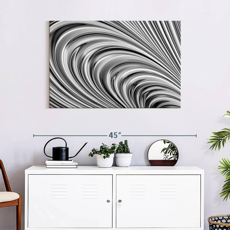 Avery Metal Wave, 24" H x 36" W