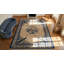 Antique Peking Chinese Medallion Beige 1890s Rug