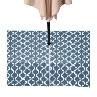 Wavy Ropes Outdoor Water Repellent Tablecloth