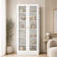 Armoire de rangement en verre H 70,9 po x l 31,5 po
