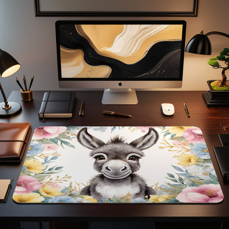 Polyester Desk Pad, 14.4x12.1
