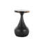 Table d'appoint d'appoint en bois de teck et plateau de table brun fait à la main