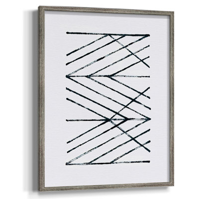 «Geometric Meditation II», reproduction encadrée - bois massif