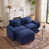 Navy Chenille