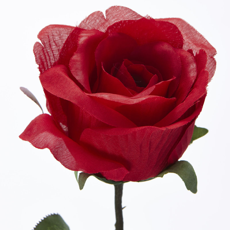 Jet de rose de luxe artificiel, rouge