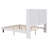  Queen Size High Headboard Bed Frame – 54” White Back Design-89064565-89064564