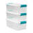 Sterilite Plastic Clear Stackable Latching Storage Box Container
