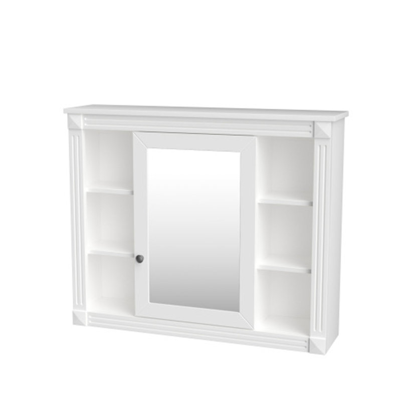 Armoire de rangement murale pour salle de bain, Blanc