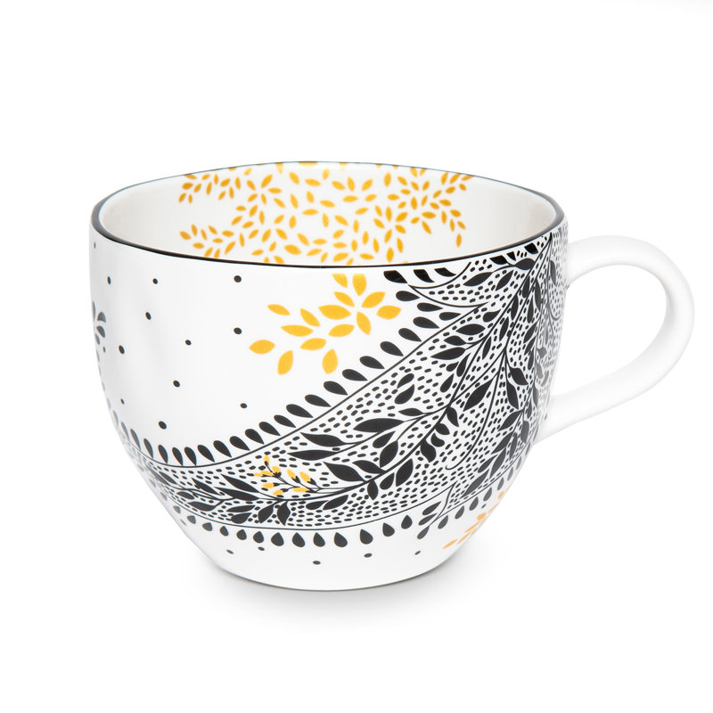 Sara Miller, Artisanne Noir - Paisley Mug