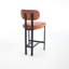 Set of 2 Chic Fabric Counter Height Bar Stools for Dining/Kitchen/Bar-858387352