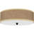 Zen Rattan Flush Mount