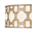 Lustre tambour 6 lumières à abat-jour Carter